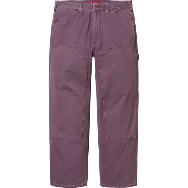Supreme Double Knee Painter Pant - Dusty Purple (front)