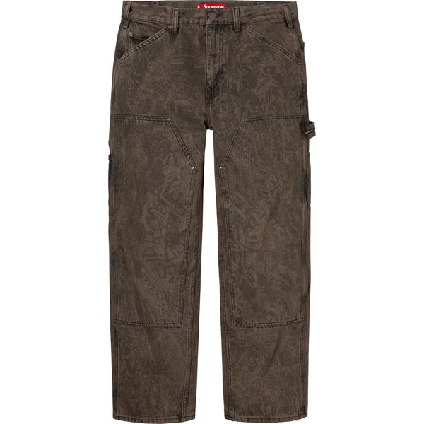 Supreme Double Knee Painter Pant - Liberty (front)
