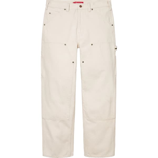 Supreme Double Knee Painter Pant - Natural (front)