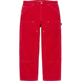 Supreme Double Knee Painter Pant Red