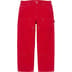 Supreme Double Knee Painter Pant - Red (front)