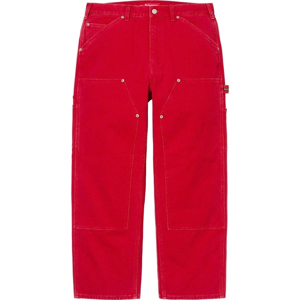 Supreme Double Knee Painter Pant - Red (front)