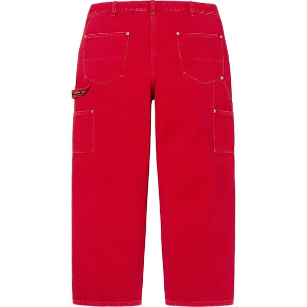 Supreme Double Knee Painter Pant - Red (front)