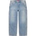 Supreme Double Knee Painter Pant - Washed Blue (front)