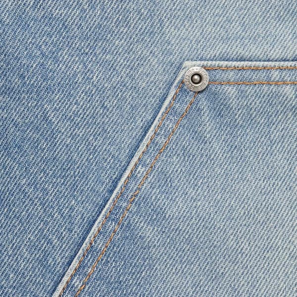 Supreme Double Knee Painter Pant - Washed Blue (front)