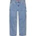 Supreme Double Knee Painter Pant - Washed Indigo (front)