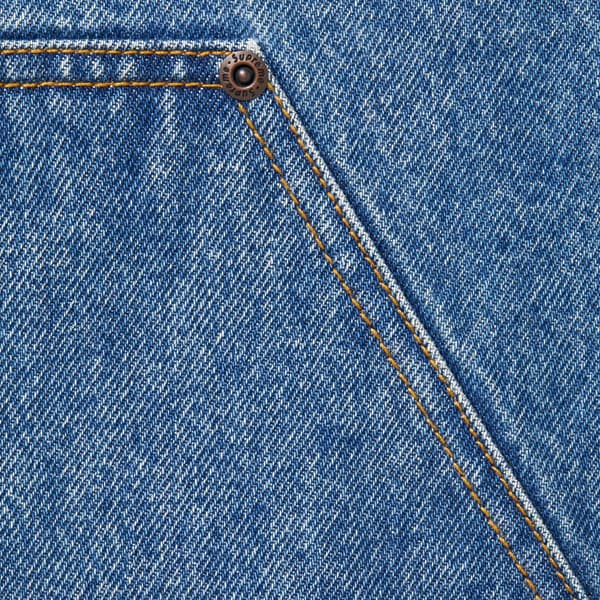 Supreme Double Knee Painter Pant - Washed Indigo (front)