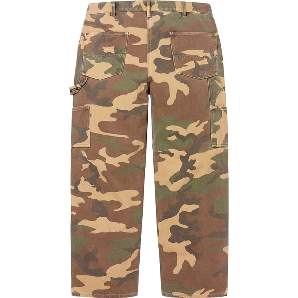 Supreme Double Knee Painter Pant - Woodland Camo (front)