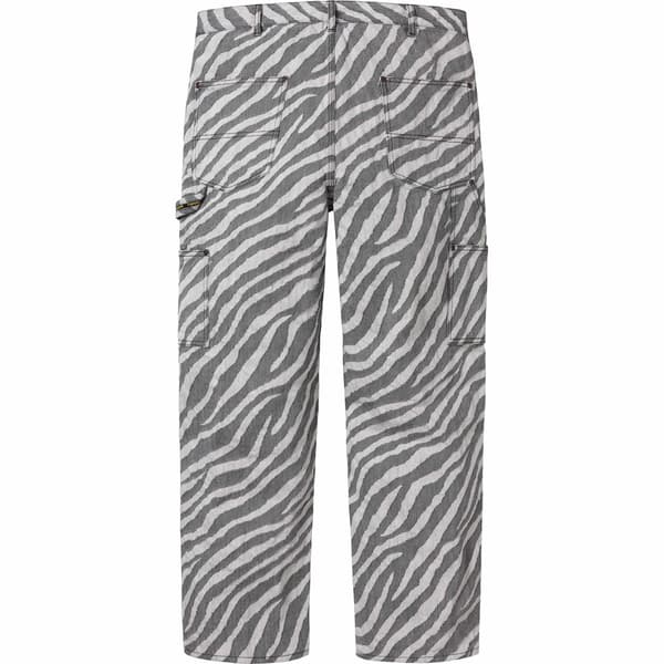 Supreme Double Knee Painter Pant - Zebra (front)