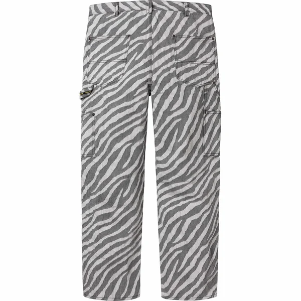 Supreme Double Knee Painter Pant - Zebra (front)