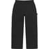 Supreme Double Knee Painter Sweatpant - Black (front)