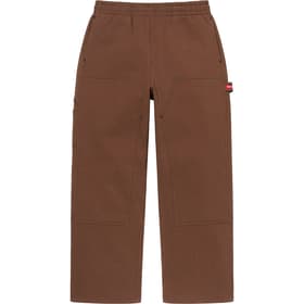 Supreme Double Knee Painter Sweatpant Brown