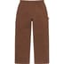 Supreme Double Knee Painter Sweatpant - Brown (front)