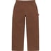 Supreme Double Knee Painter Sweatpant - Brown (front)