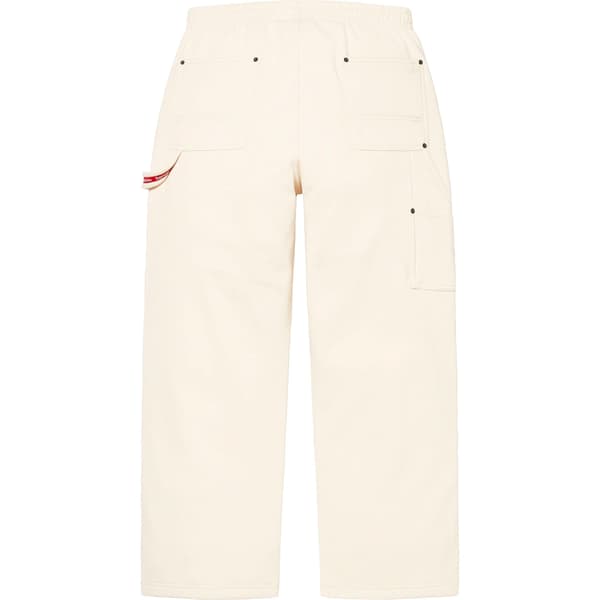 Supreme Double Knee Painter Sweatpant - Natural (front)
