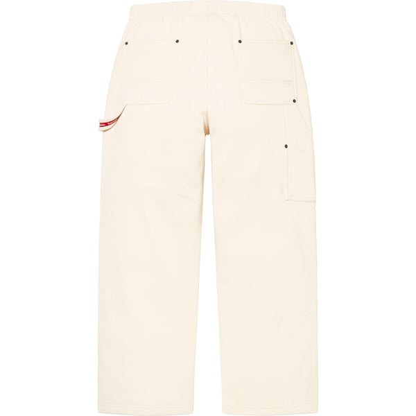 Supreme Double Knee Painter Sweatpant - Natural (front)