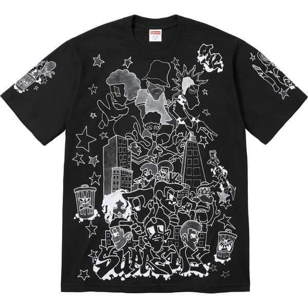 Supreme Downtown Tee - Black (front)