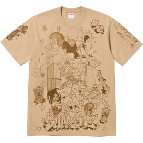 Supreme Downtown Tee Khaki
