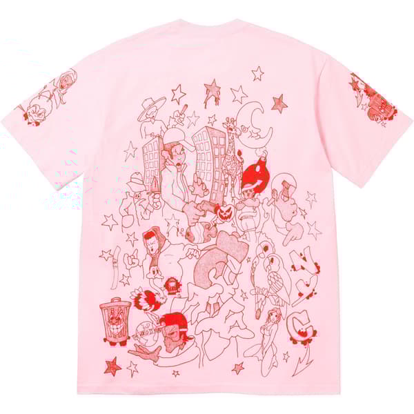 Supreme Downtown Tee - Light Pink (front)