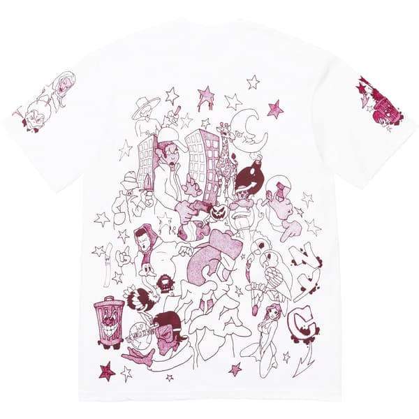 Supreme Downtown Tee - White (front)