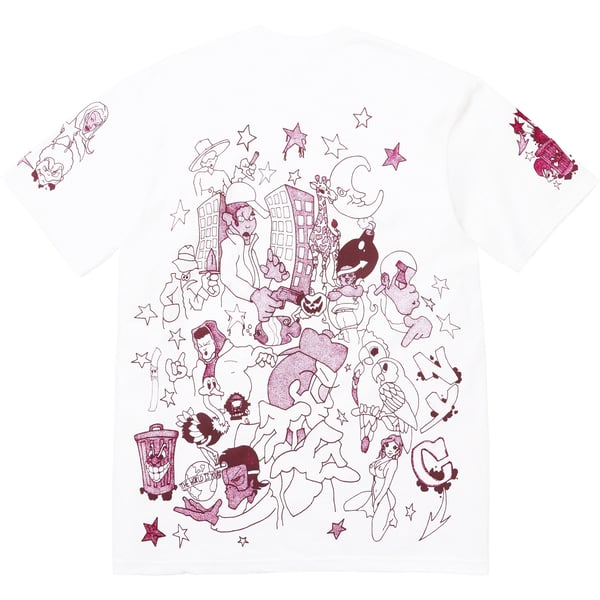 Supreme Downtown Tee - White (front)