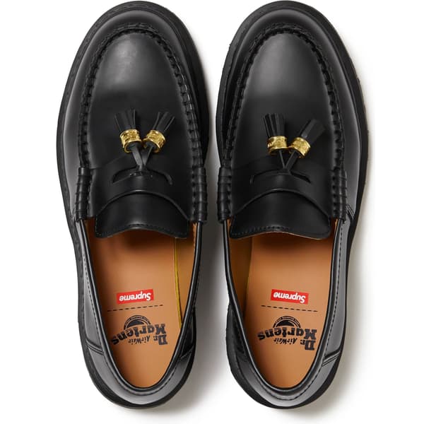 Supreme Dr. Martens Penton Tassel Loafer - Black (front)