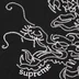 Supreme Dragon Embroidered L/S Top - Black (front)