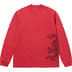 Supreme Dragon Embroidered L/S Top - Red (front)