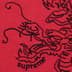 Supreme Dragon Embroidered L/S Top - Red (front)
