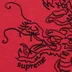 Supreme Dragon Embroidered L/S Top - Red (front)