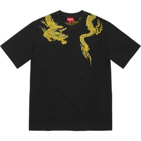 Supreme Dragon Wrap S/S Top Black