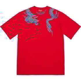Supreme Dragon Wrap S/S Top Red