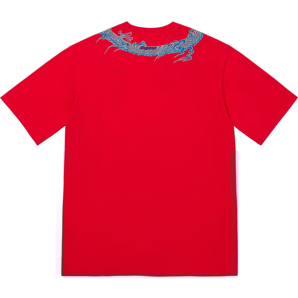 Supreme Dragon Wrap S/S Top - Red (front)