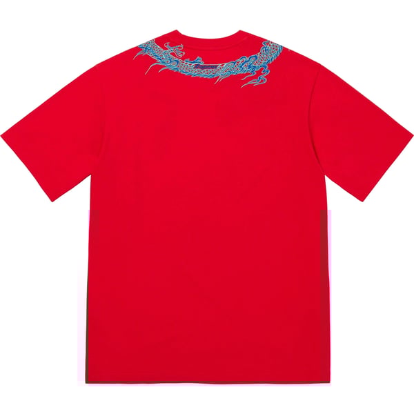 Supreme Dragon Wrap S/S Top - Red (front)