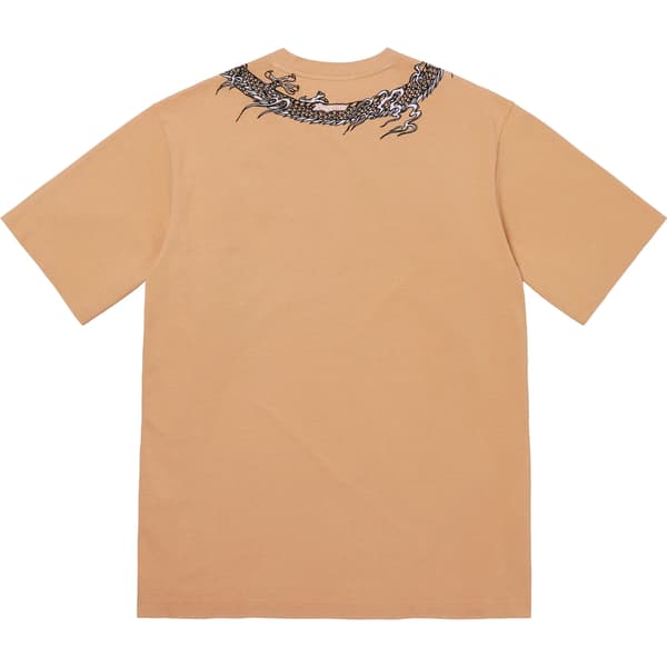 Supreme Dragon Wrap S/S Top - Tan (front)