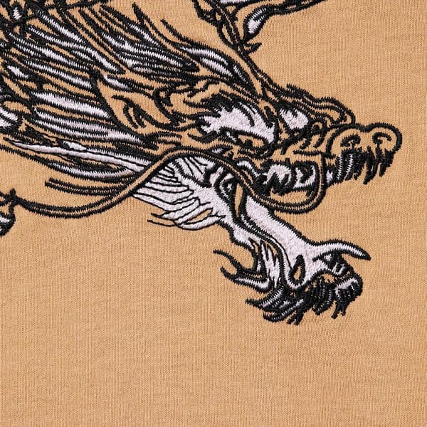 Supreme Dragon Wrap S/S Top - Tan (front)