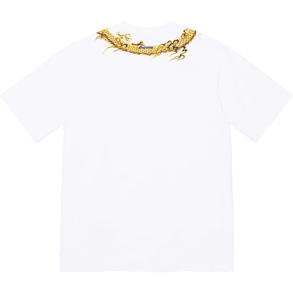 Supreme Dragon Wrap S/S Top - White (front)