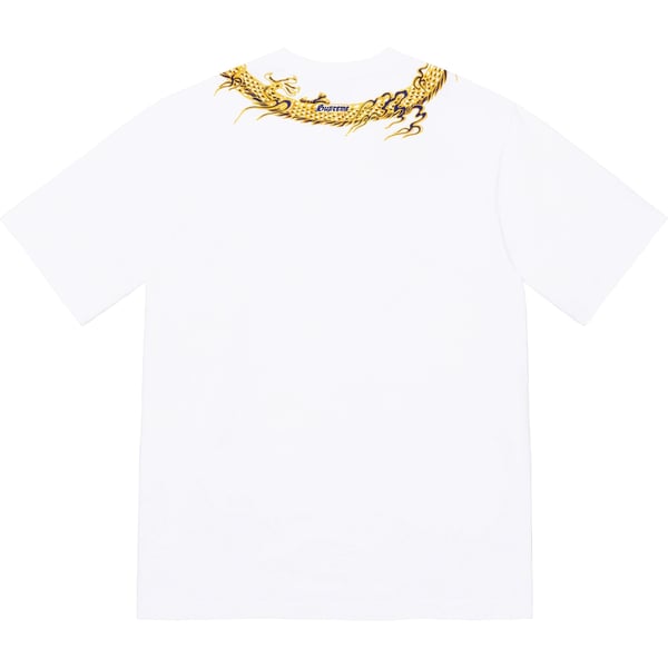 Supreme Dragon Wrap S/S Top - White (front)