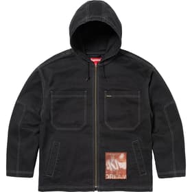 Supreme Dream English Kid Hooded Jacket Black