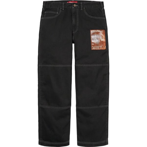 Supreme Dream English Kid Twill Panel Pant - Black (front)
