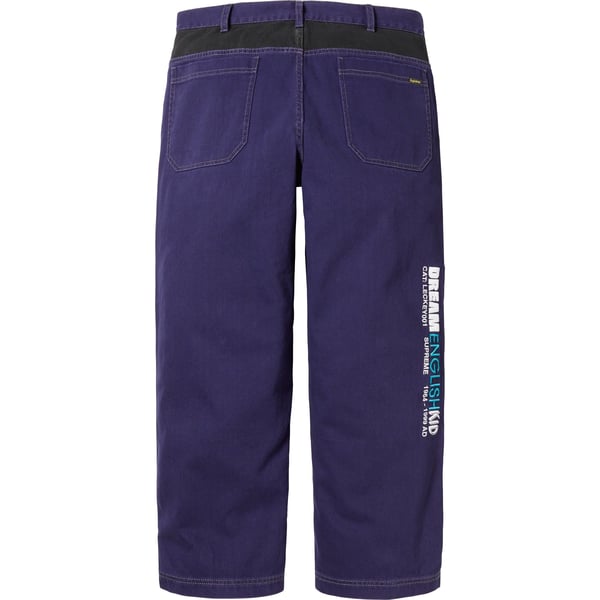 Supreme Dream English Kid Twill Panel Pant - Navy (front)