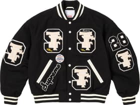 Supreme Drill Team Varsity Jacket Black