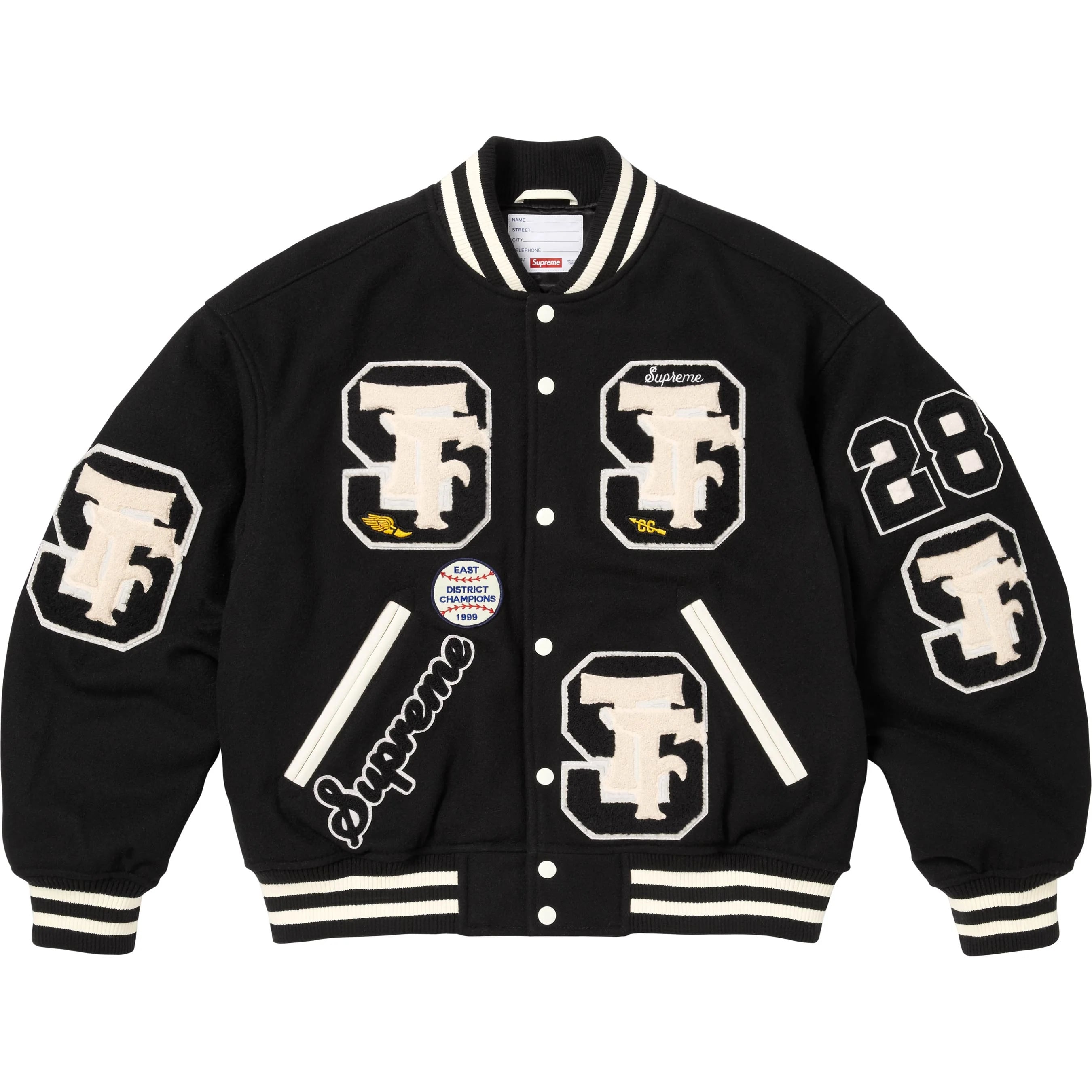 Supreme Drill Team Varsity Jacket colorway 4