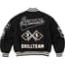 Supreme Drill Team Varsity Jacket - Black (front)