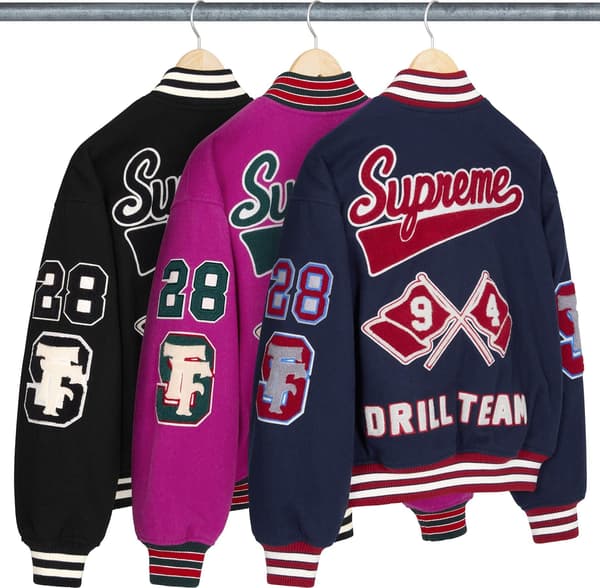 Supreme Drill Team Varsity Jacket - Group Shots (front)