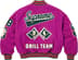 Supreme Drill Team Varsity Jacket - Magenta (front)