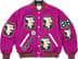 Supreme Drill Team Varsity Jacket - Magenta (front)