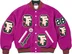 Supreme Drill Team Varsity Jacket - Magenta (front)
