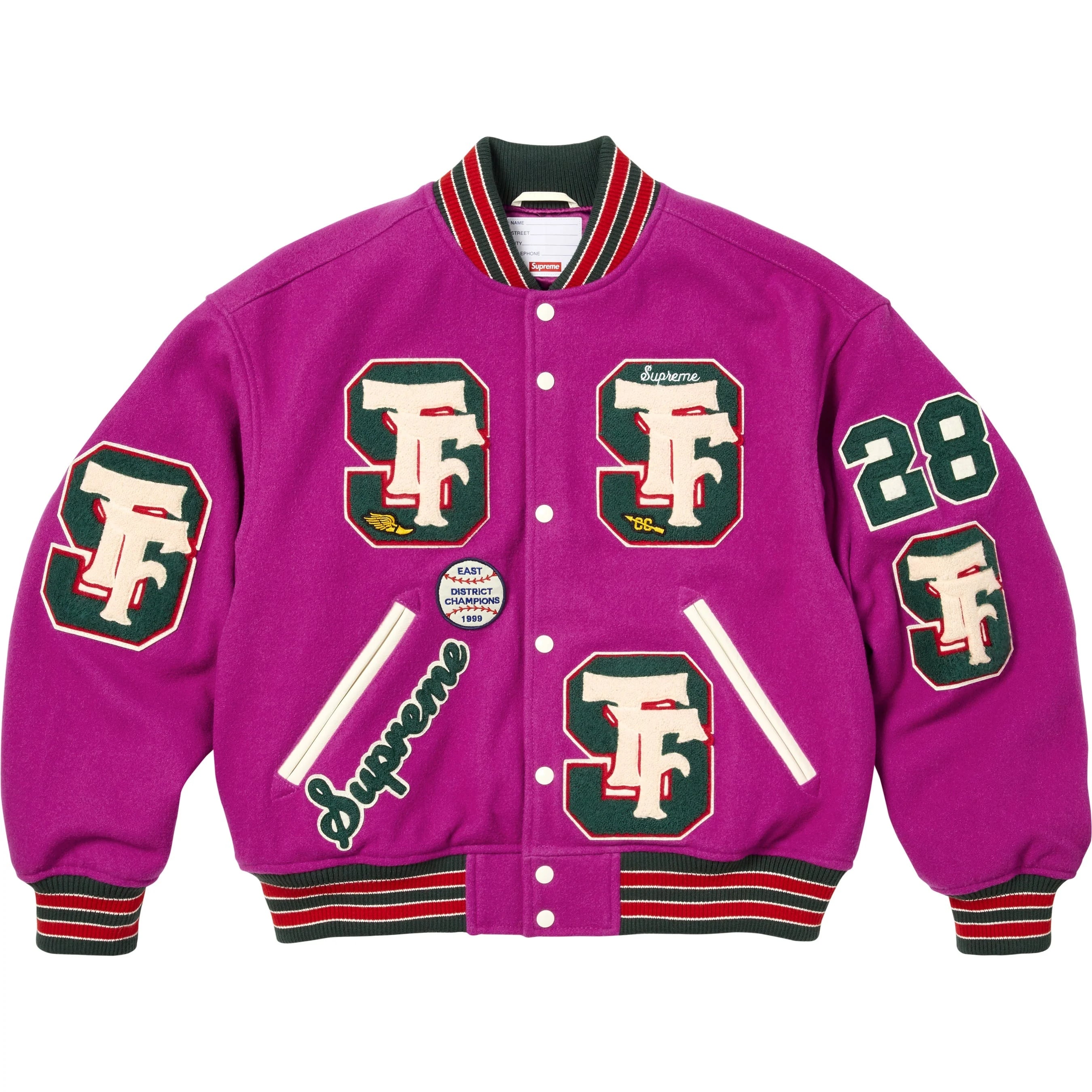 Supreme Drill Team Varsity Jacket colorway 16