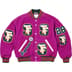 Supreme Drill Team Varsity Jacket - Magenta (front)